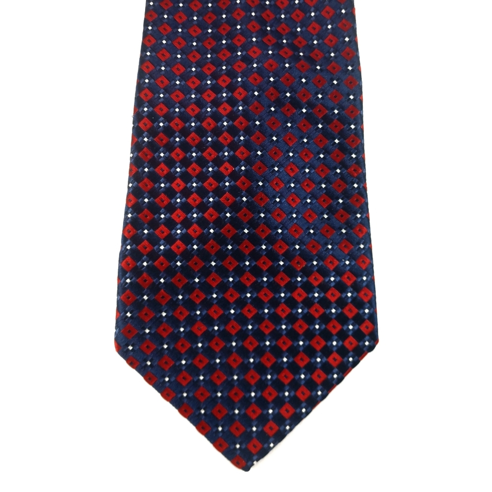 Jones New York men's Silk Tie in red, white, blue
